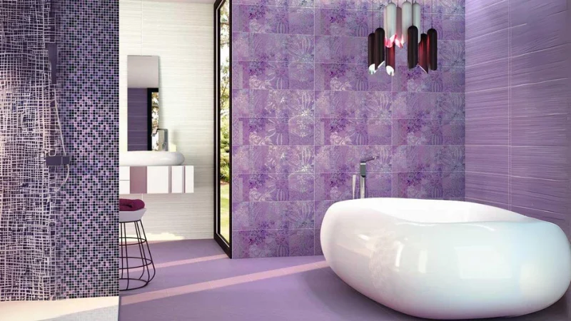 سرامیک پرسلان بنفش