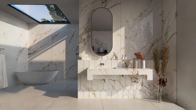 بهترین رنگ کاشی برای سرویس بهداشتی کوچک