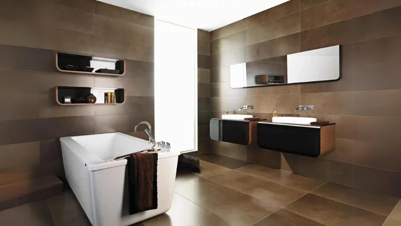 رنگ قهوه‌ ای بهترین رنگ برای سرویس‌ های بهداشتی بزرگ