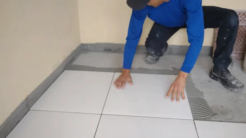 نصب سرامیک از طریق پودر سنگ