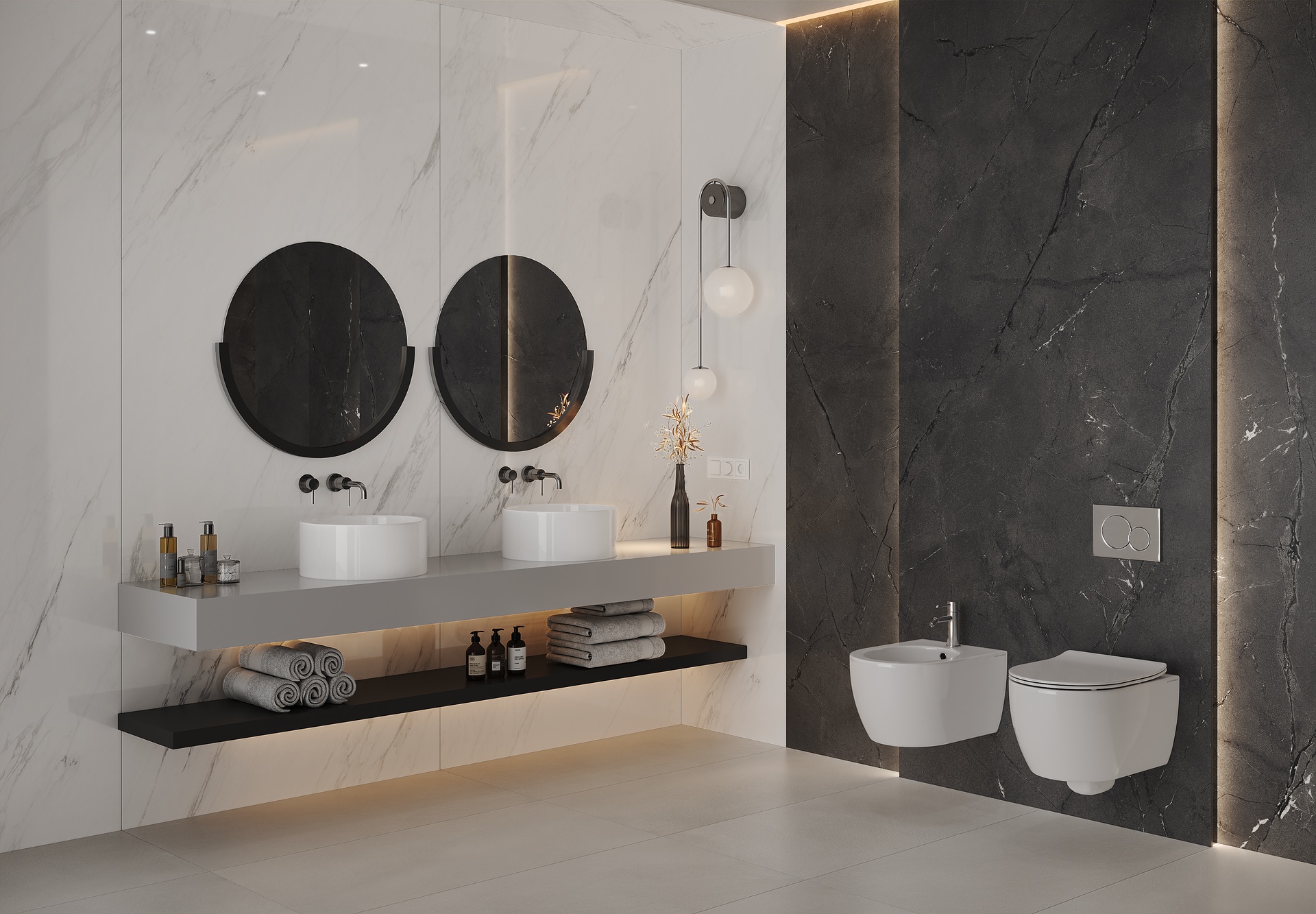 grey for timeless bathroom