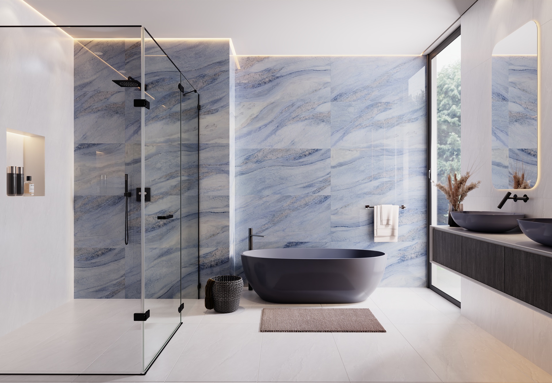 angelite for timeless bathroom