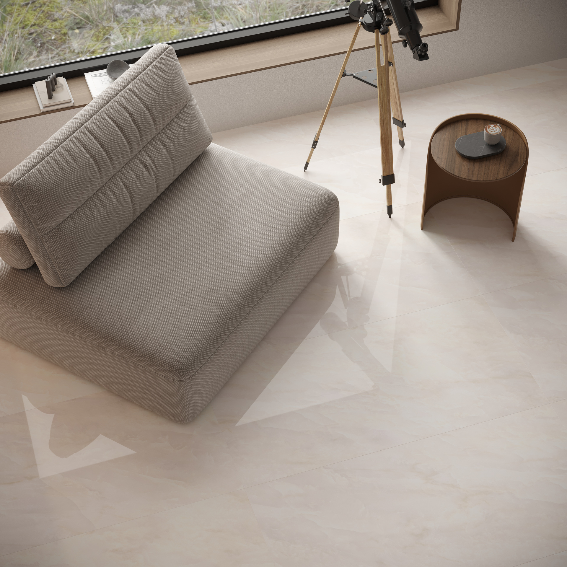 timeless livingroom with SOVEREIGN CREAM