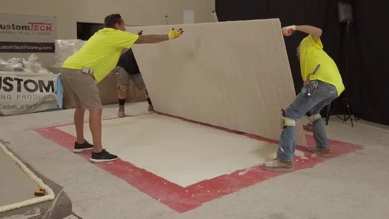 فرآیند نصب؛ جایی که چسب و اجرا به هم می‌رسند