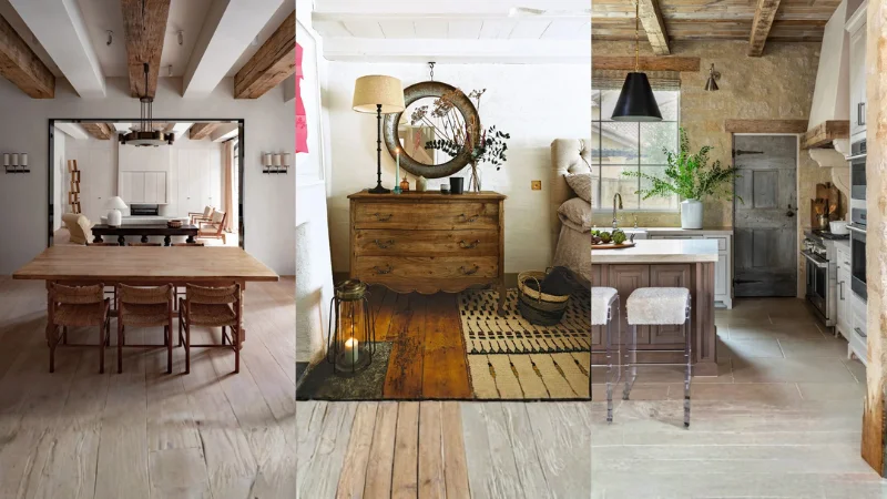 سبک روستیک (Rustic) و فارم‌هاوس (Farmhouse)