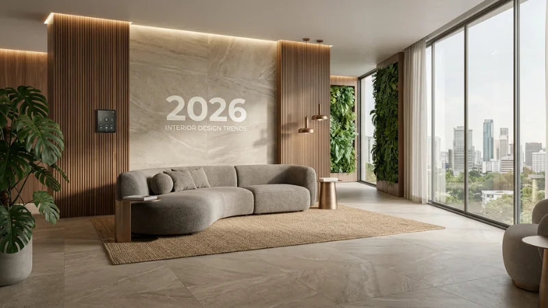 نگاهی به ترند دکوراسیون 2026 و آینده مصالح